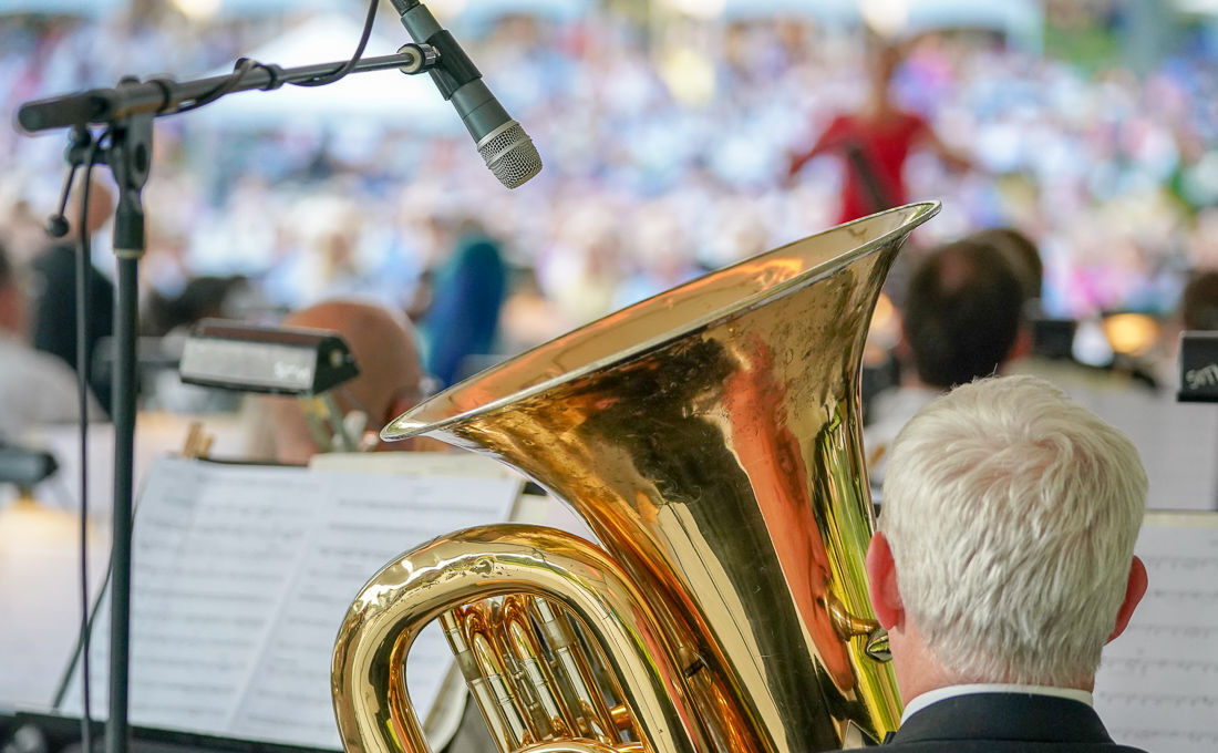 Tuba player